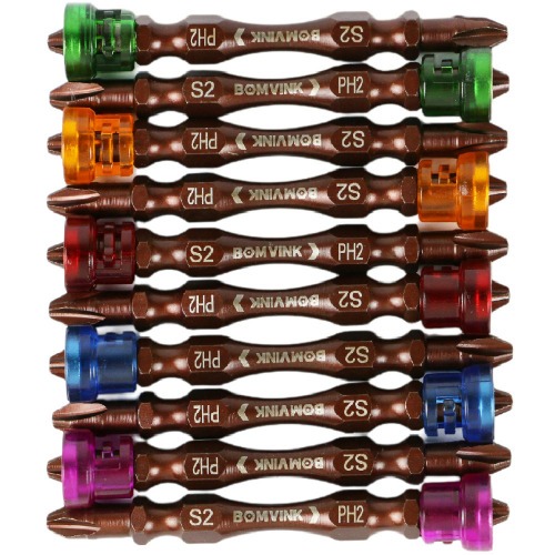 Jogo de bits phillips Ph2 x 65 mm encaixe 1/4