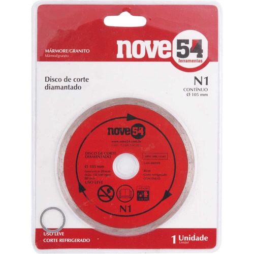 Disco diamantado liso 105 mm