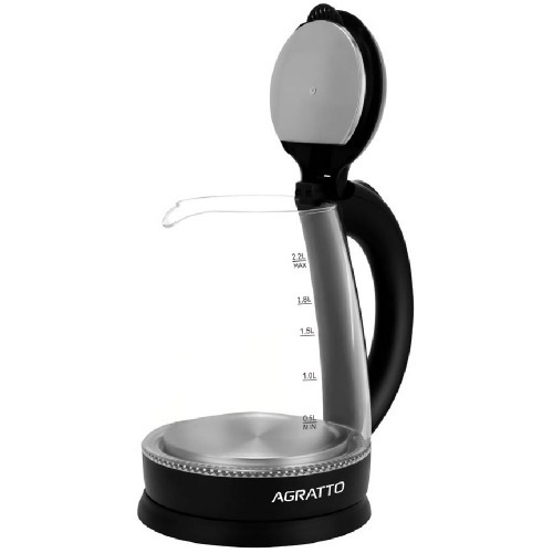 Chaleira eltrica de vidro 2,2 litros 1000 watts Aroma - ACEV01I  110V