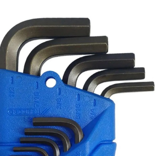 Jogo de chave allen 1/16 a 1/2