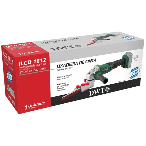 Lixadeira de cinta bateria intercambiável 18V sem bateria - ILCD 1812 Lixadeira de cinta bateria intercambiável 18V sem bateria - ILCD 1812