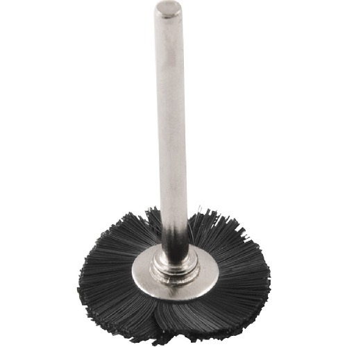 Escova circular com haste para microrretfica em nylon 20 mm