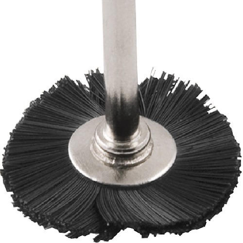 Escova circular com haste para microrretfica em nylon 20 mm