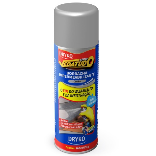 Borracha lquida impermeabilizante spray 400 ml - Vedatudo