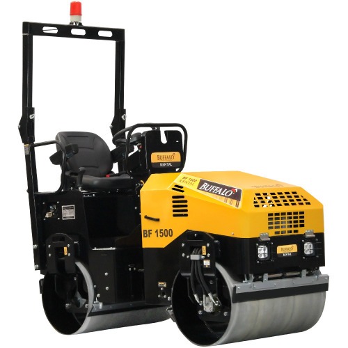 Rolo compactador vibratório liso a gasolina 23 hp - BF 1500 Rolo compactador vibratório liso a gasolina 23 hp - BF 1500