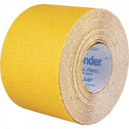 Lixa papel em rolo 120 mm x 25 m G 60 -  LP 100