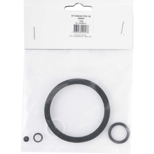 Jogo de vedao com 5 peas para pistola de pintura - PDV 100