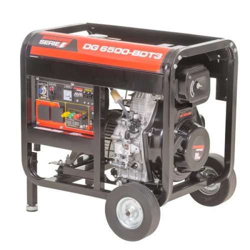 Gerador de energia 6,5 Kva a diesel partida elétrica - DG 6500-BDT3 Gerador de energia 6,5 Kva a diesel partida elétrica - DG 6500-BDT3