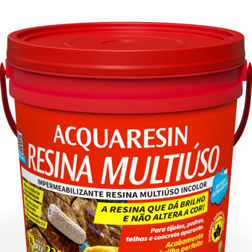 Impermeabilizante lquido resina acrlica multiuso 3,6L incolor - ACQUARESIN