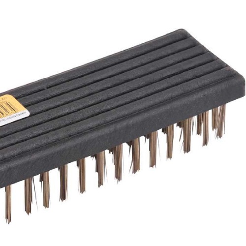 Escova de a�o carbono manual sem cabo 177 x 55 mm