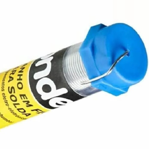 Estanho em fio para solda espessura de 1,0 mm Estanho em fio para solda espessura de 1,0 mm