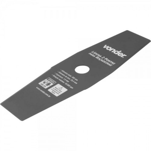 Lâmina 2 pontas para roçadeiras 350mm furo 25,4 mm Lâmina 2 pontas para roçadeiras 350mm furo 25,4 mm