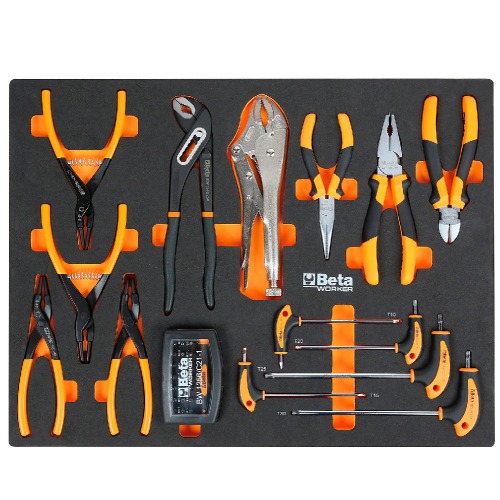 Jogo de ferramentas bandeja com espuma EVA 268 peças para RSC24 - KIT/PRM2 Jogo de ferramentas bandeja com espuma EVA 268 peças para RSC24 - KIT/PRM2