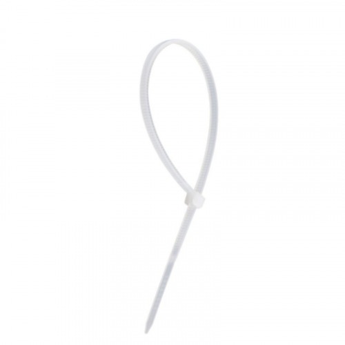 Abraadeira de nylon branca 3,6 mm x 28 cm com 100 peas