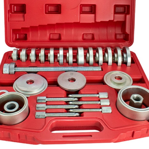 Jogo de ferramentas para instalação e extração de rolamentos 31 peças Jogo de ferramentas para instalação e extração de rolamentos 31 peças