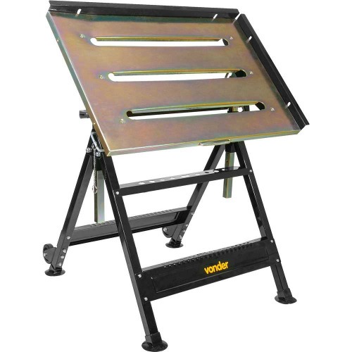 Bancada de trabalho para soldador ajustável em 3 posições Bancada de trabalho para soldador ajustável em 3 posições