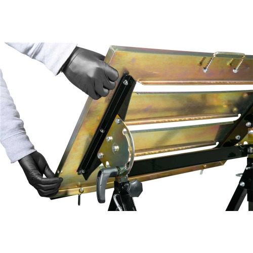 Bancada de trabalho para soldador ajustável em 3 posições Bancada de trabalho para soldador ajustável em 3 posições