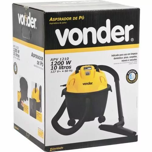 Aspirador de pó e líquido 1200 watts 10 litros - APV 1210  220V