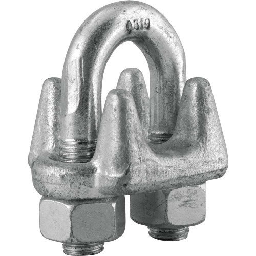 Clips para cabo de a�o 3/4 - 19,10 mm pesado