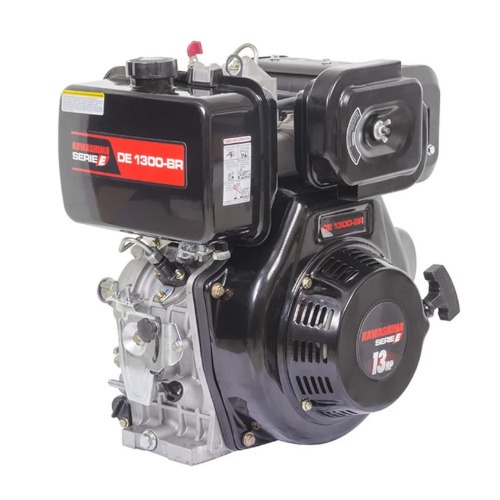 Motor a diesel 13 hp 4 tempos partida manual - DE 1300-BR