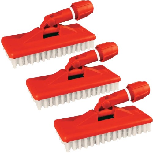 Escova macia com suporte com 3 pe�as - Limpa tudo