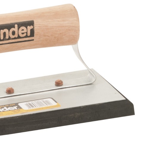 Desempenadeira em ao para rejunte 95 x 180 mm