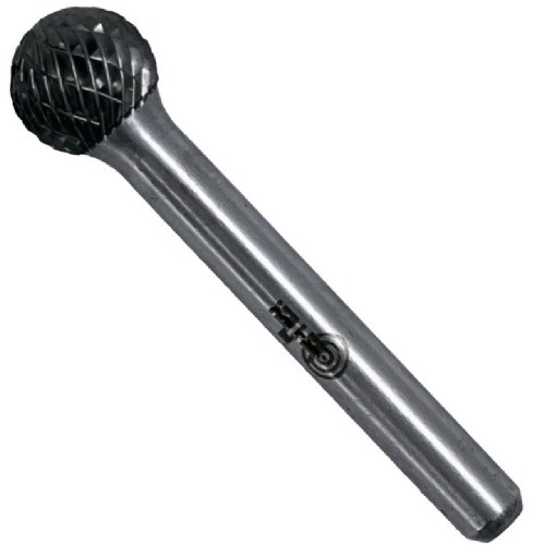 Lima rotativa endurecida esférica 20 x 18 mm haste 6 mm - 23.220 Lima rotativa endurecida esférica 20 x 18 mm haste 6 mm - 23.220