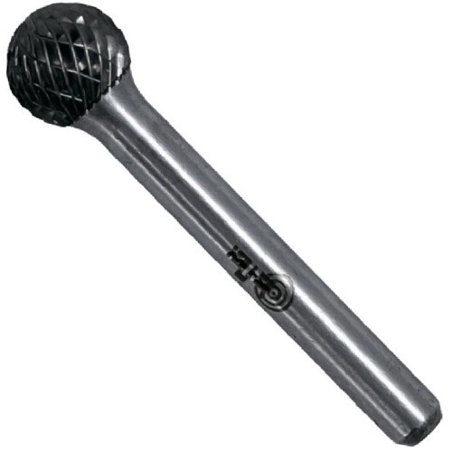 Lima rotativa endurecida esférica 12 x 10 mm haste 6 mm - 23.216 Lima rotativa endurecida esférica 12 x 10 mm haste 6 mm - 23.216