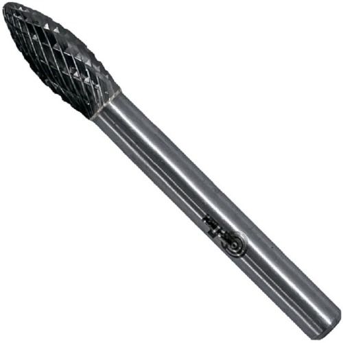 Lima rotativa endurecida em chama 8 x 20 mm haste 6 mm - 23.214