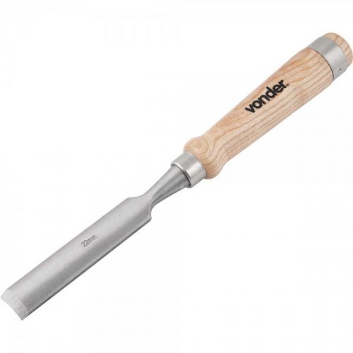 Formo goivado 22 mm com cabo de madeira