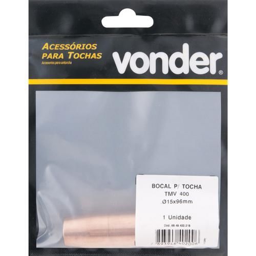 Bocal cnico para tocha MIG/MAG 16 mm x 95 mm - TMV 400