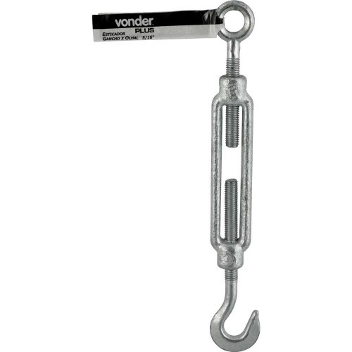 Esticador gancho com olhal para cabo de aço 5/16 Esticador gancho com olhal para cabo de aço 5/16