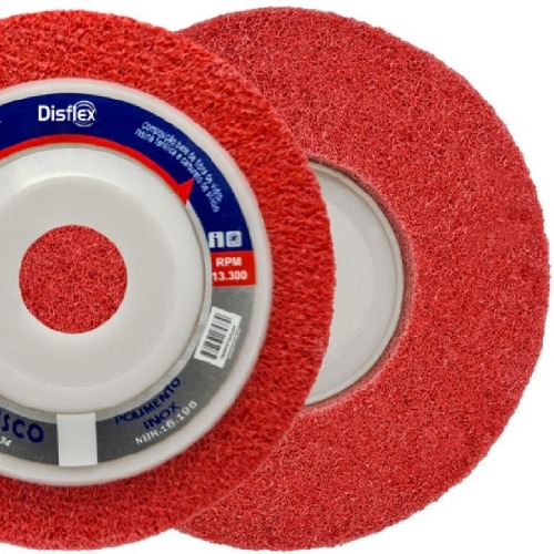 Disco flap para polimento inox 115 x 22 mm - 09.010 Disco flap para polimento inox 115 x 22 mm - 09.010