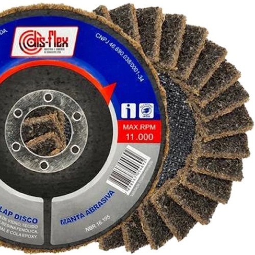 Disco flap abrasivo 4.1/2 Disco flap abrasivo 4.1/2