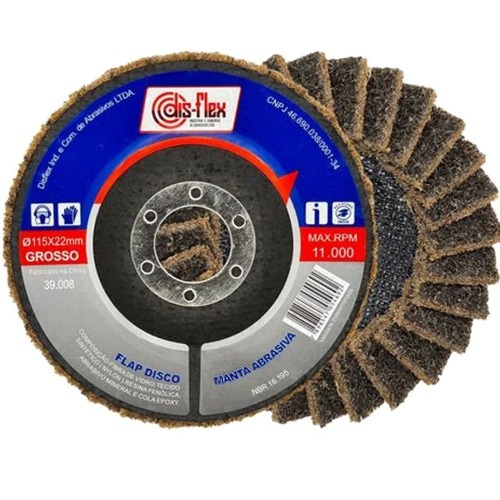 Disco flap abrasivo 4.1/2 Disco flap abrasivo 4.1/2