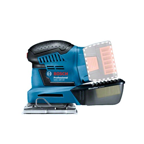 Lixadeira orbital a bateria 18V 113 x 101 mm Sem Bateria - GSS 18V-10 Lixadeira orbital a bateria 18V 113 x 101 mm Sem Bateria - GSS 18V-10