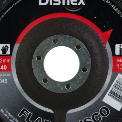 Disco de lixa flap-disc cônico 4.1/2 Disco de lixa flap-disc cônico 4.1/2