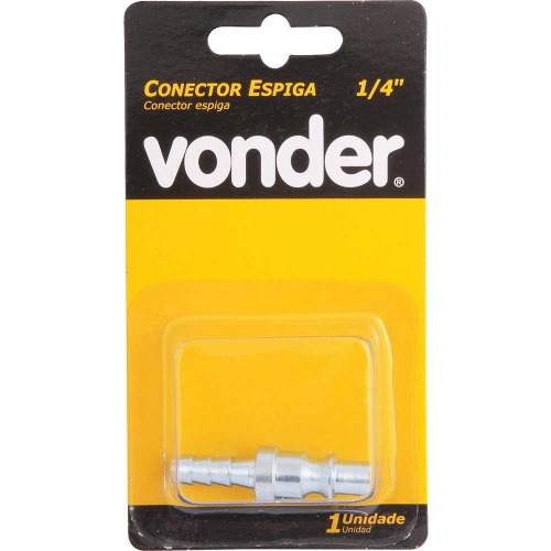 Conector com espiga 1/4 Conector com espiga 1/4