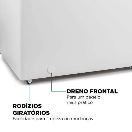 Freezer e Refrigerador Horizontal 308L branco - FHZ-01-W320  110V