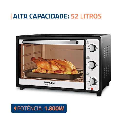 Forno eltrico 1800W 52 litros Grand Family II - FR-52-B  220V