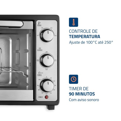 Forno eltrico 1800W 52 litros Grand Family II - FR-52-B  220V