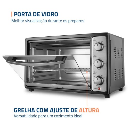 Forno eltrico 1800W 52 litros Grand Family II - FR-52-B  220V