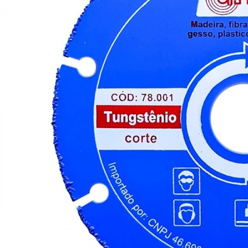Disco de corte para madeira em tungst�nio 110 x 20 mm - 78.001