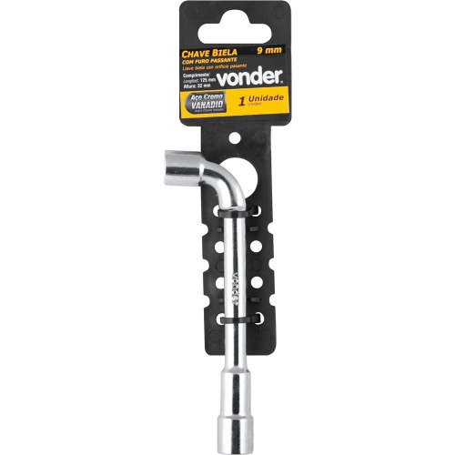 Chave biela com furo passante 9 mm 