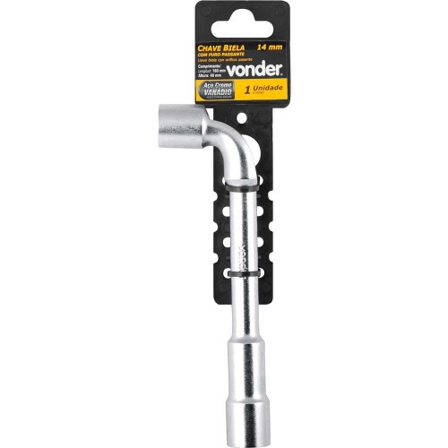 Chave biela com furo passante 14 mm 