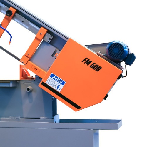 Serra fita horizontal 1 CV 250 mm com cabe�ote e morsa hidr�ulico - FM-500HM