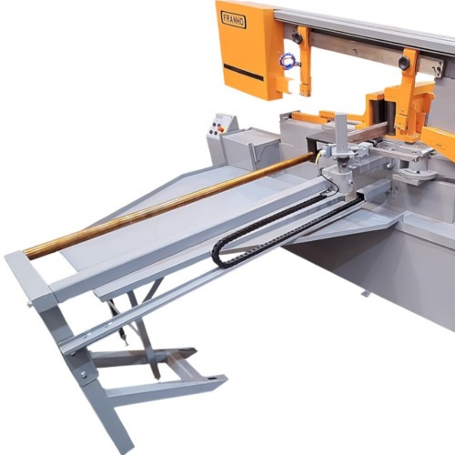 Serra fita horizontal 1,5 CV 250 mm cabeçote hidráulico trifásica - FMG-500A Serra fita horizontal 1,5 CV 250 mm cabeçote hidráulico trifásica - FMG-500A