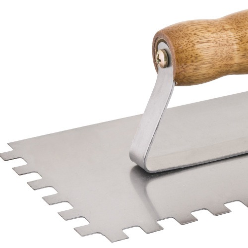 Desempenadeira em ao dentada  255 x 120 mm