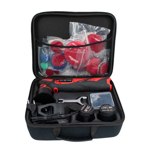 Politriz nano hibrida a bateria 12V com 2 baterias e acess�rios - SGT-8110  110V/220V