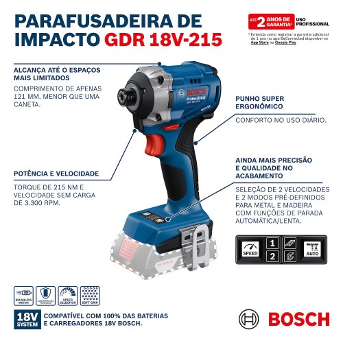 Parafusadeira de impacto 1/4 Parafusadeira de impacto 1/4